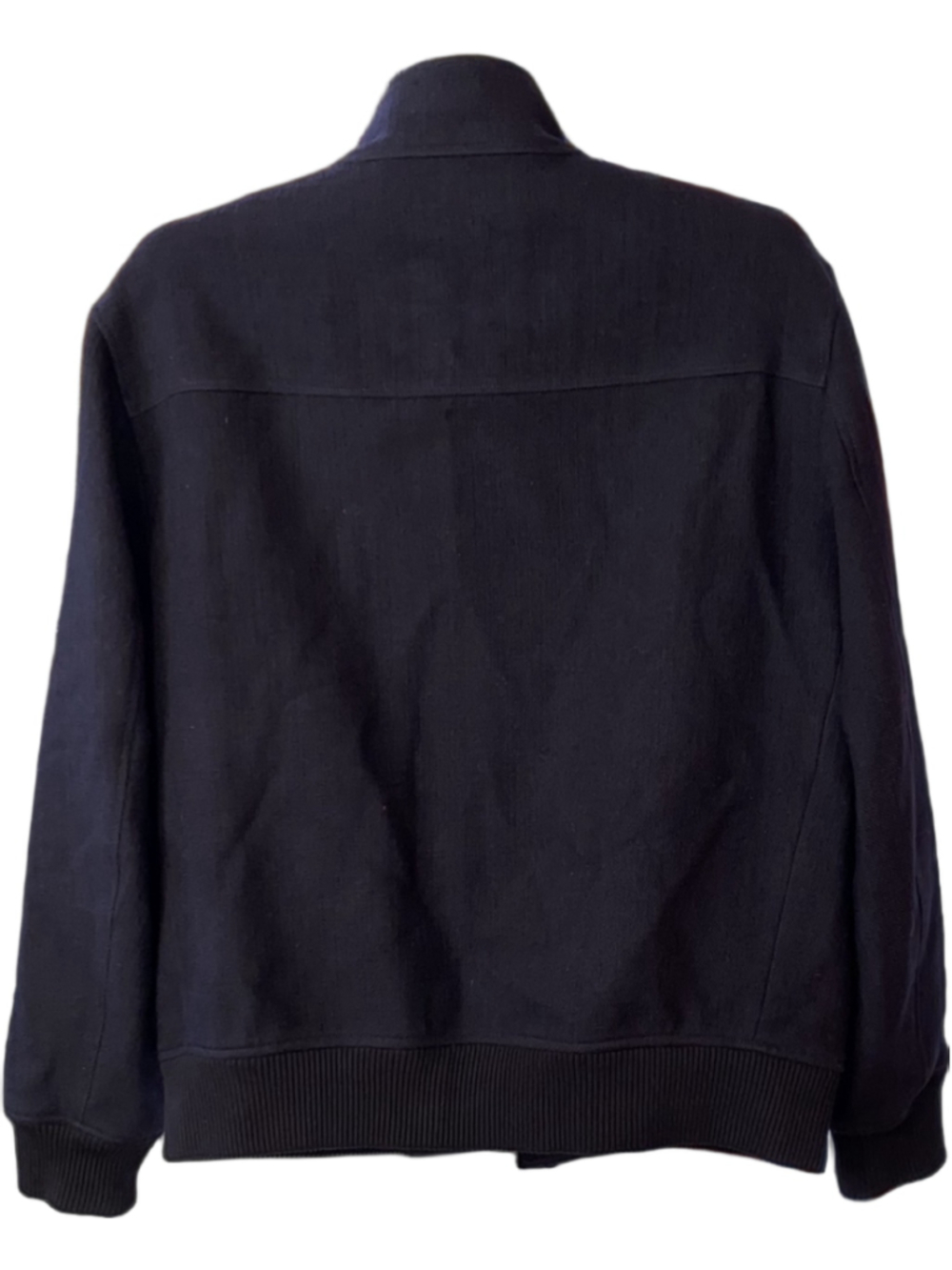 Rodd & Gunn Wallingford Bomber Jacket Mens XL Navy Wool Cotton Italian Fabric - Picture 4 of 14